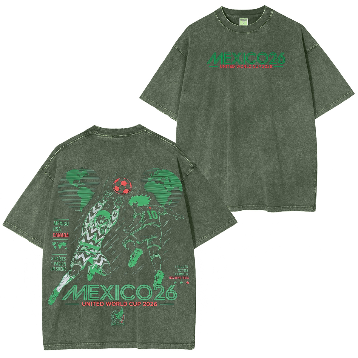 Worlcup 2026 Vintage washed T-shirt/Crewneck/Hoodie