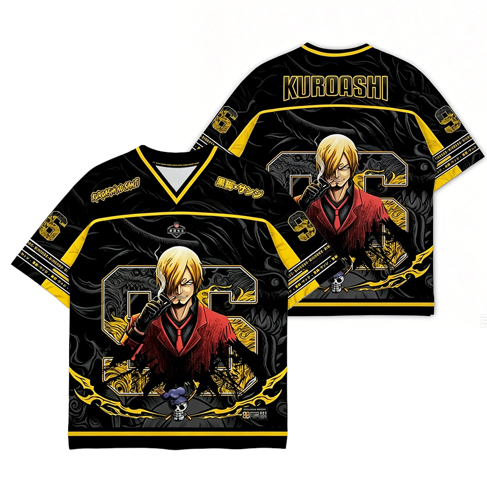 One Piece Sanji Oversized Jersey