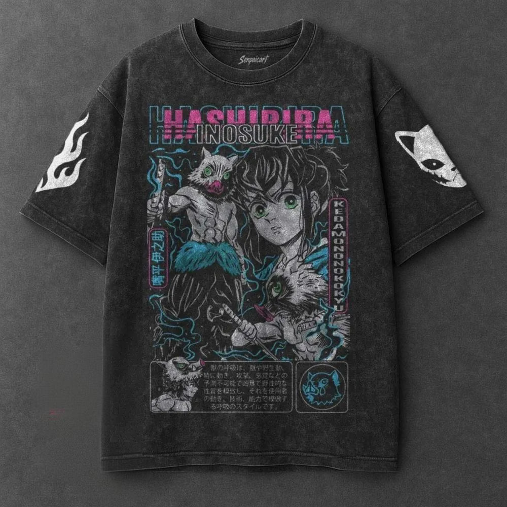 Demon Slayer: Kimetsu no Yaiba Retro Anime Tee