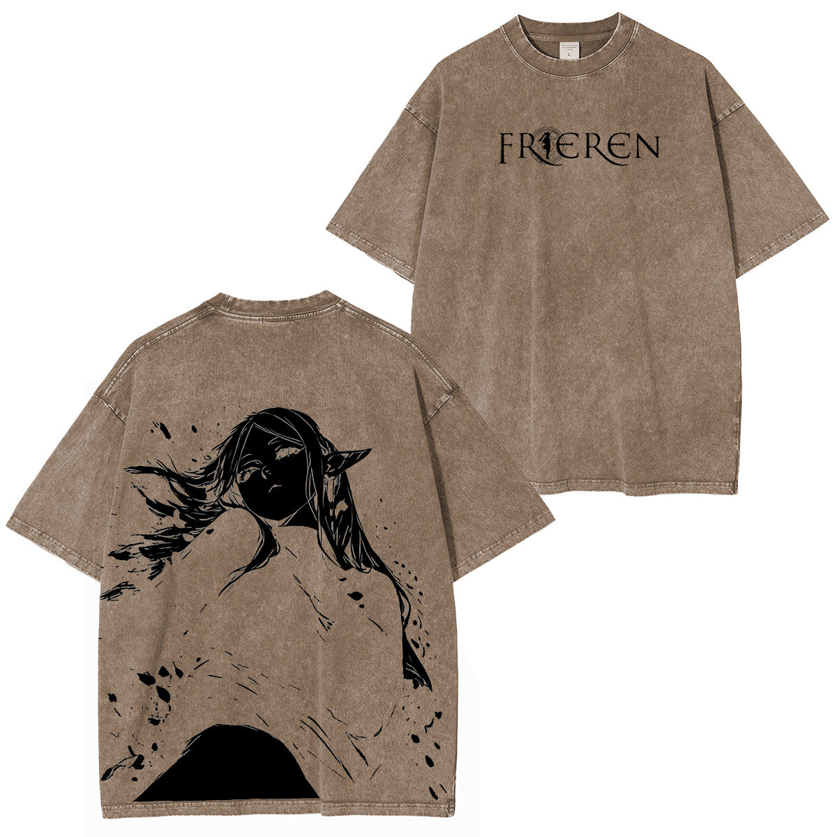 Frieren: Beyond Journey's End Vintage Unisex  Washed T-Shirt