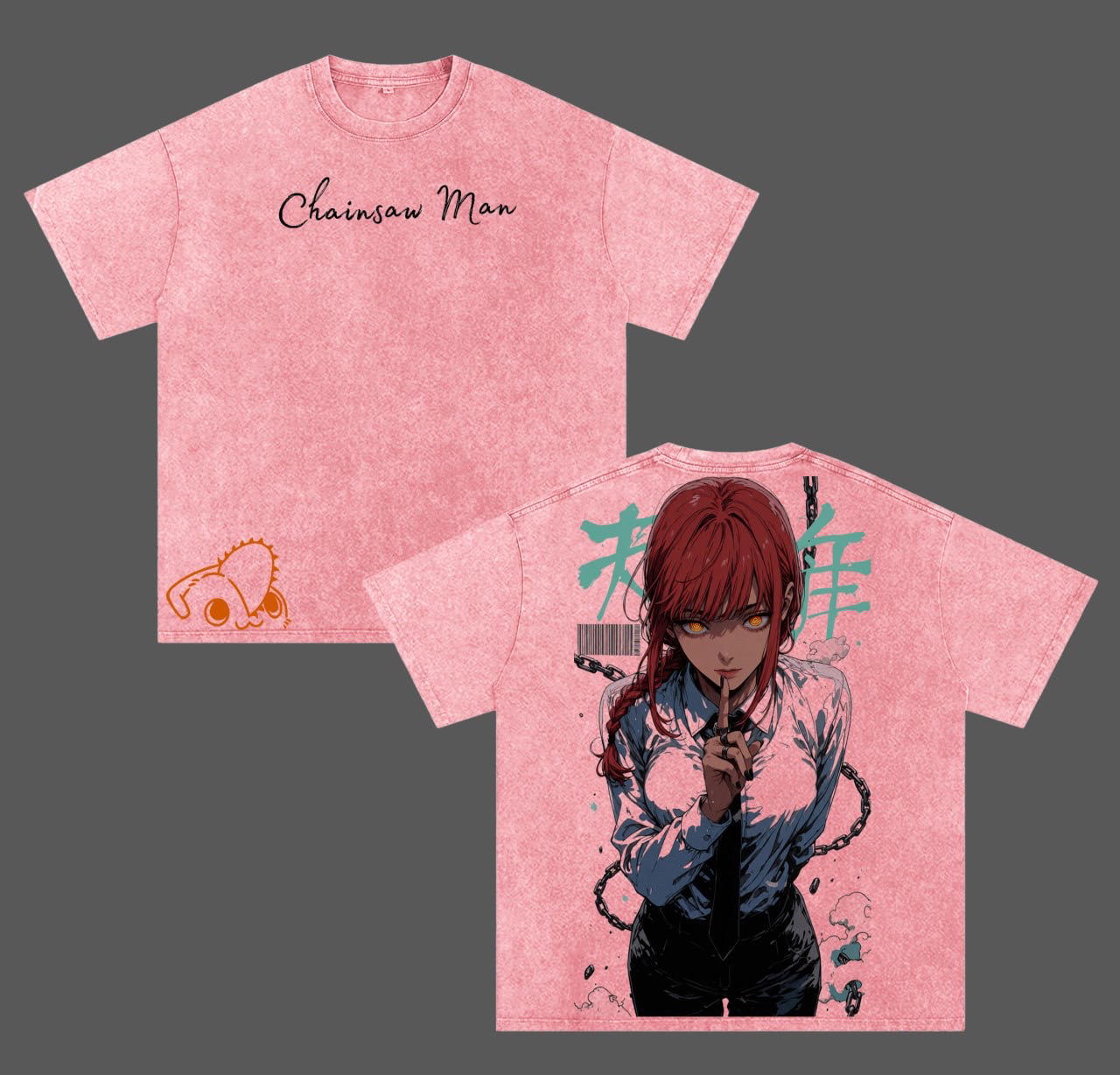  Chainsaw Man Makima Vintage washed T-shirt/Crewneck/Hoodie