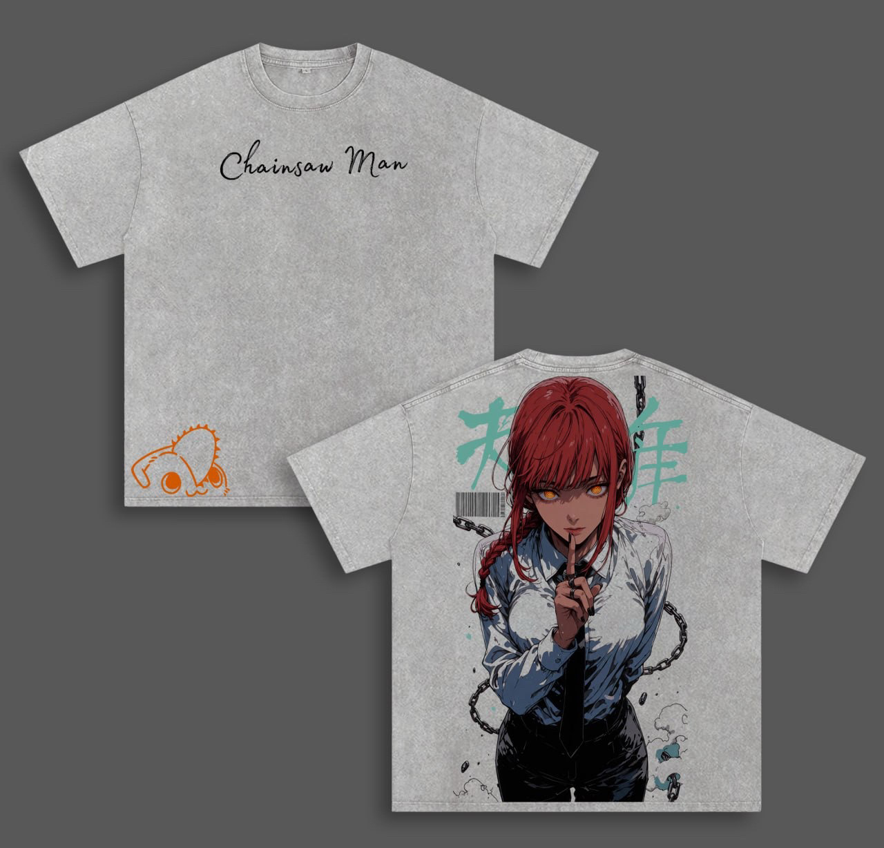  Chainsaw Man Makima Vintage washed T-shirt/Crewneck/Hoodie