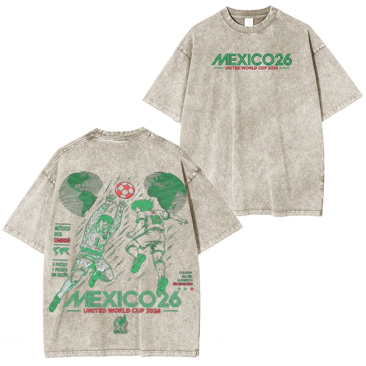 Worlcup 2026 Vintage washed T-shirt/Crewneck/Hoodie