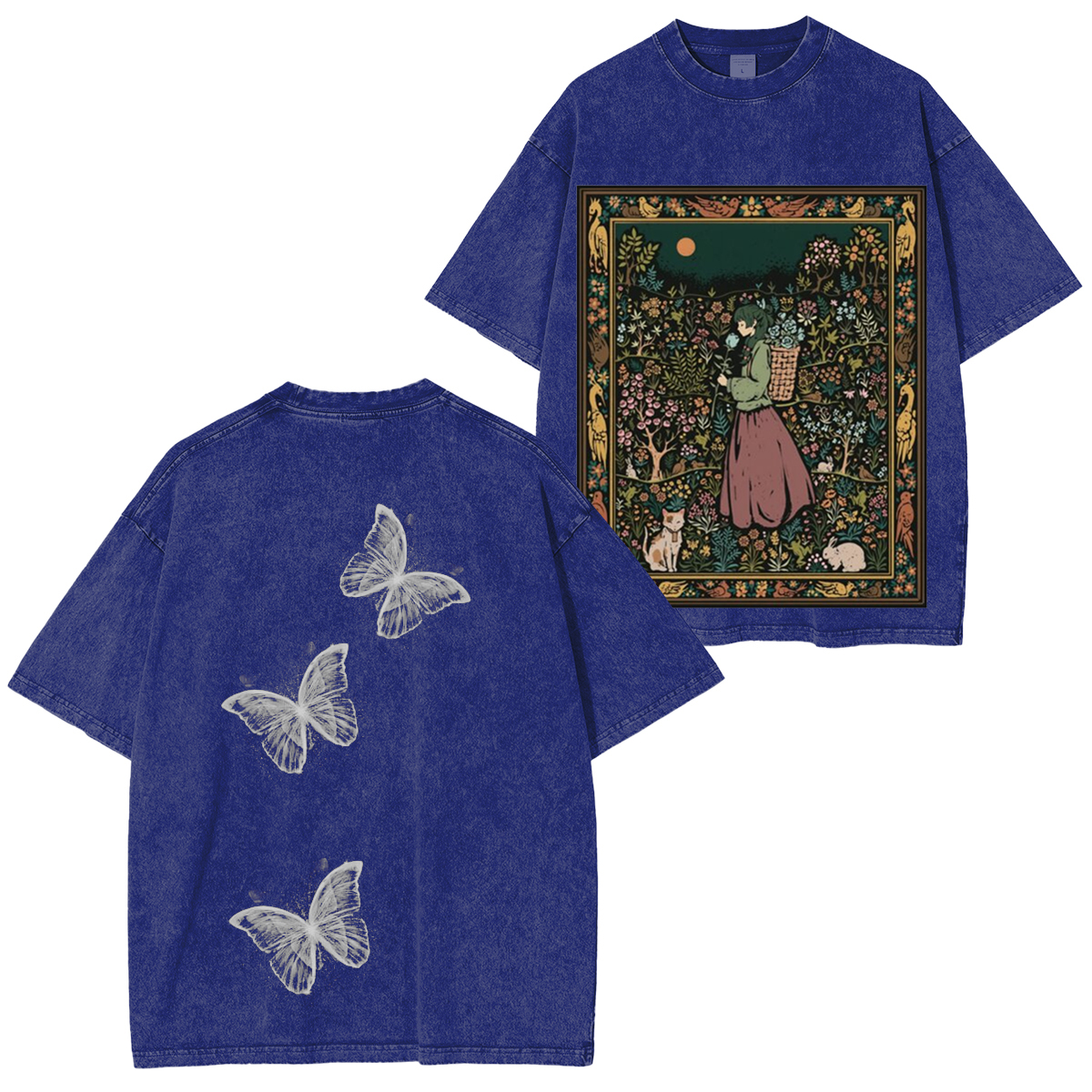 [Copy]Muichiro Tokito Demon Slayer Vintage Washed T-shirt/Crewneck/Hoodie