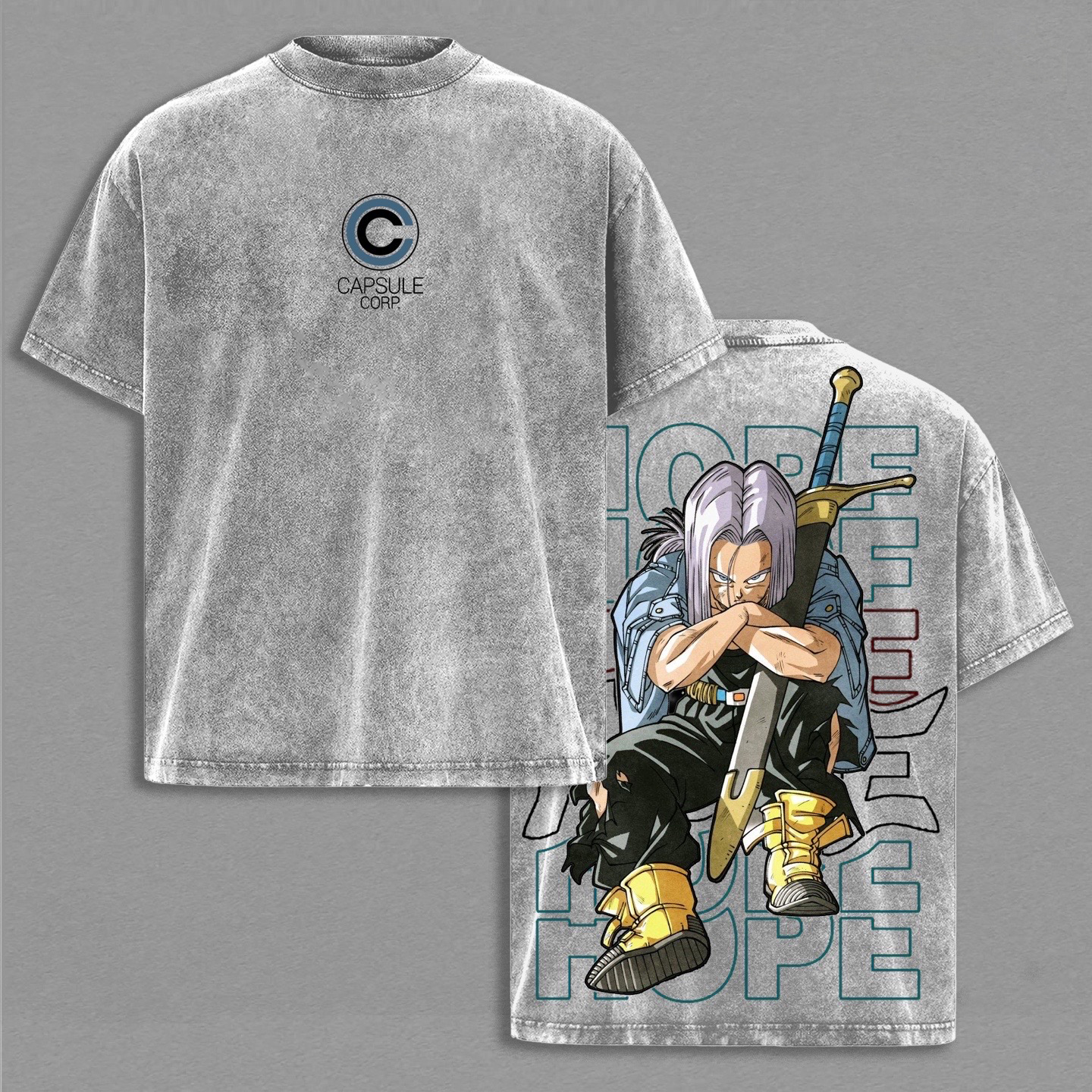 Dragon Ball :Trunks Washed T-shirt