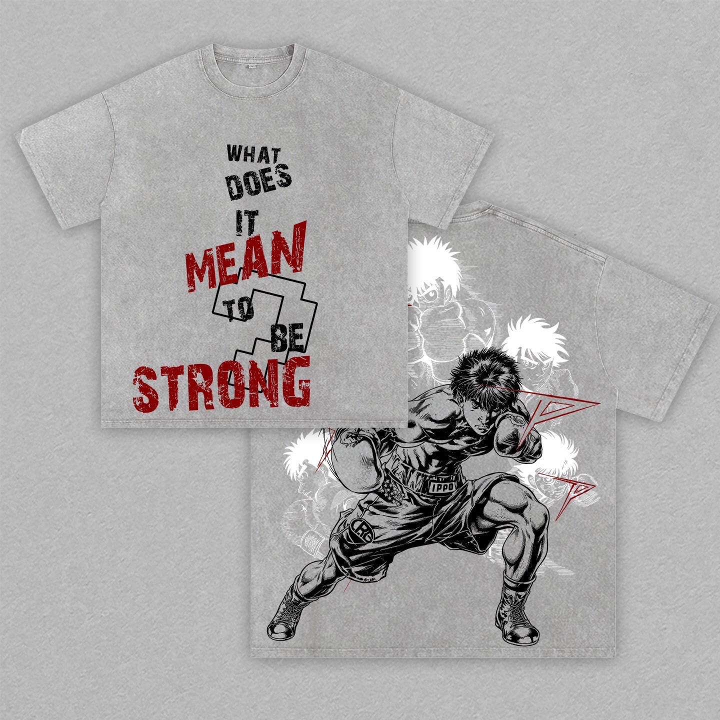 Dempsey Roll Anime Washed T-shirt