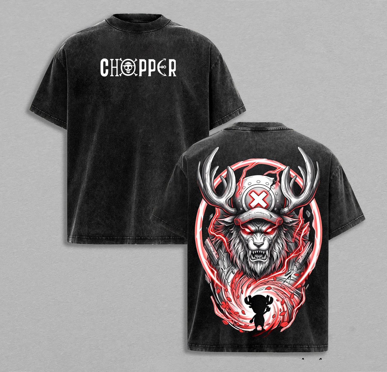 One Piece : Chopper Reindeer Doctor Washed T-shirt/Crewneck/Hoodie