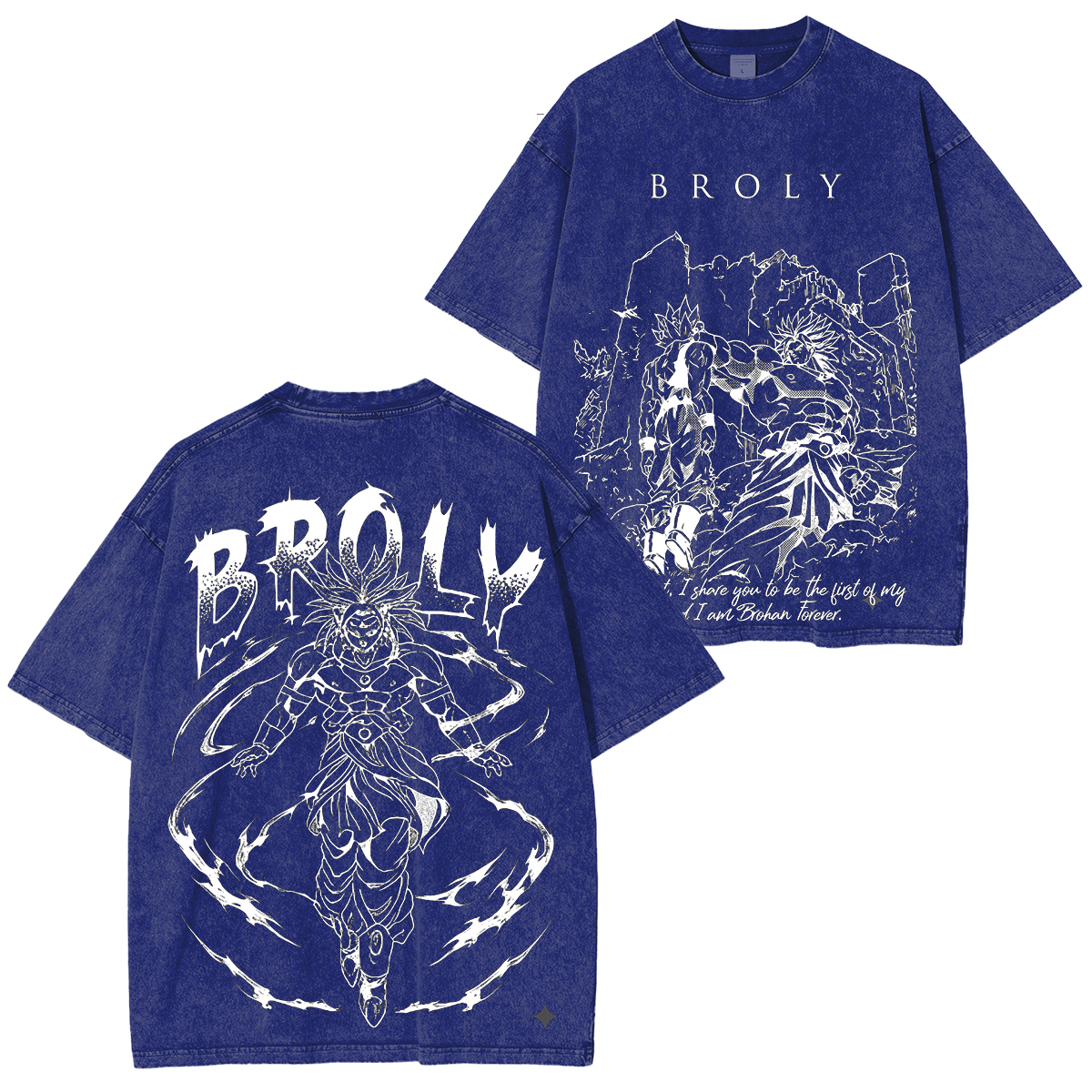 Dragon Ball Z Broly Vintage Washed T-shirt/Crewneck/Hoodie