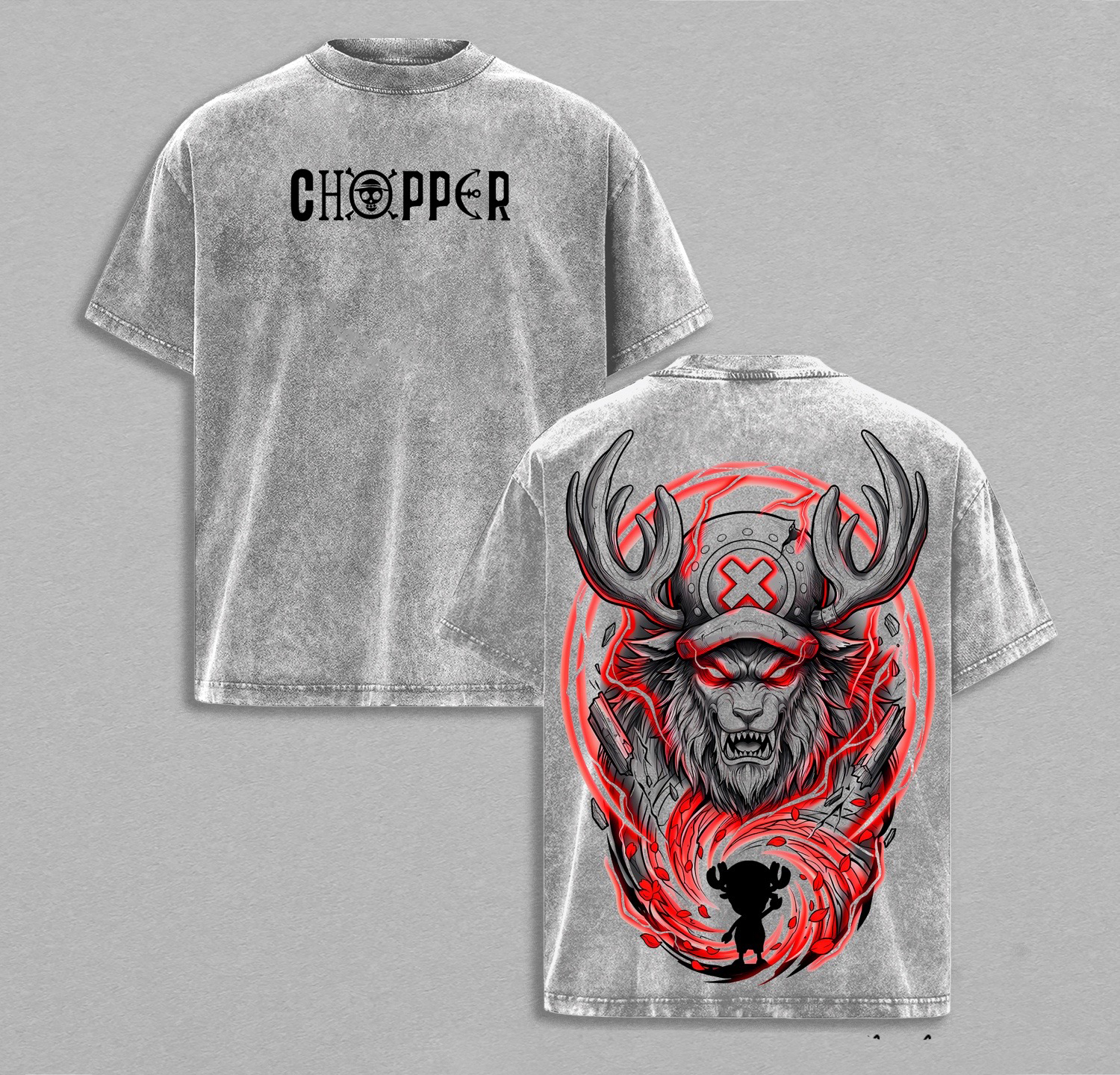One Piece : Chopper Reindeer Doctor Washed T-shirt/Crewneck/Hoodie