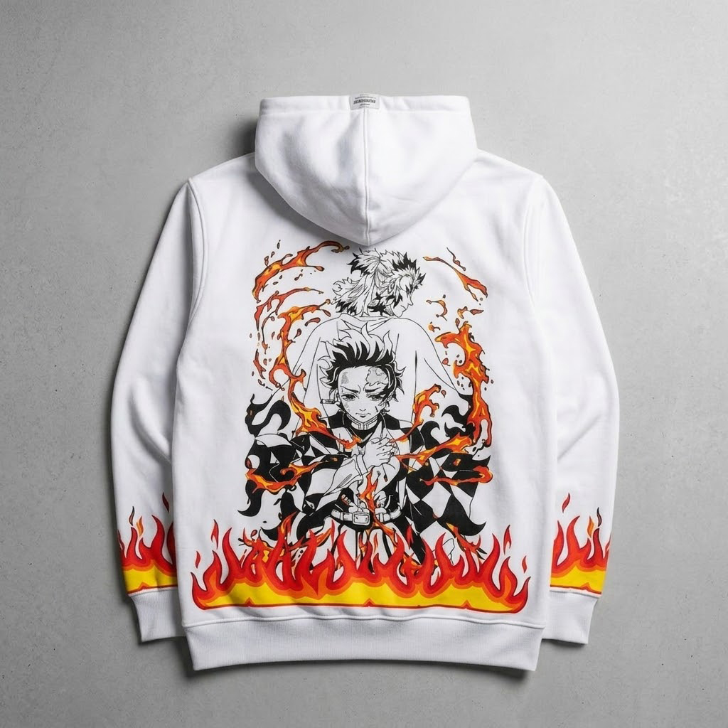 Demon Slayer: Kimetsu no Yaiba Pure Cotton Zip-Up Hoodie Jacket