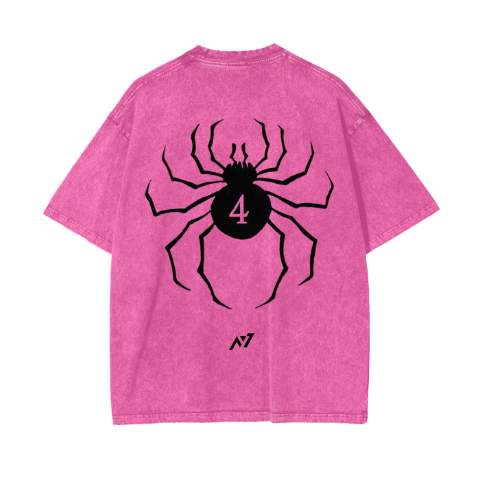 Phantom Jester Streetwear Shirt Pink Washed