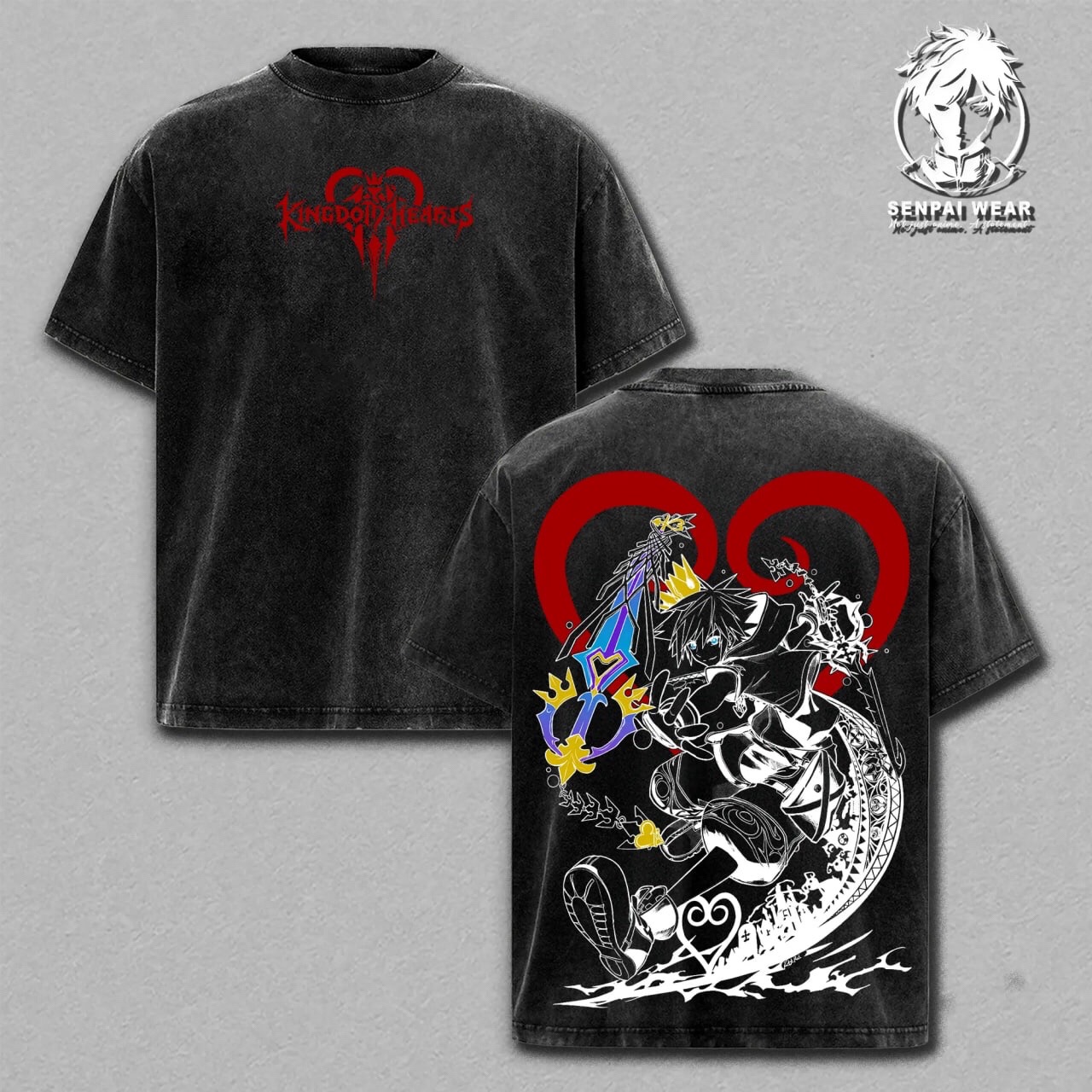 [Copy][Copy]Toji Fushiguro Jujutsu Kaisen Vintage  Washed T-shirt/Crewneck/Hoodie