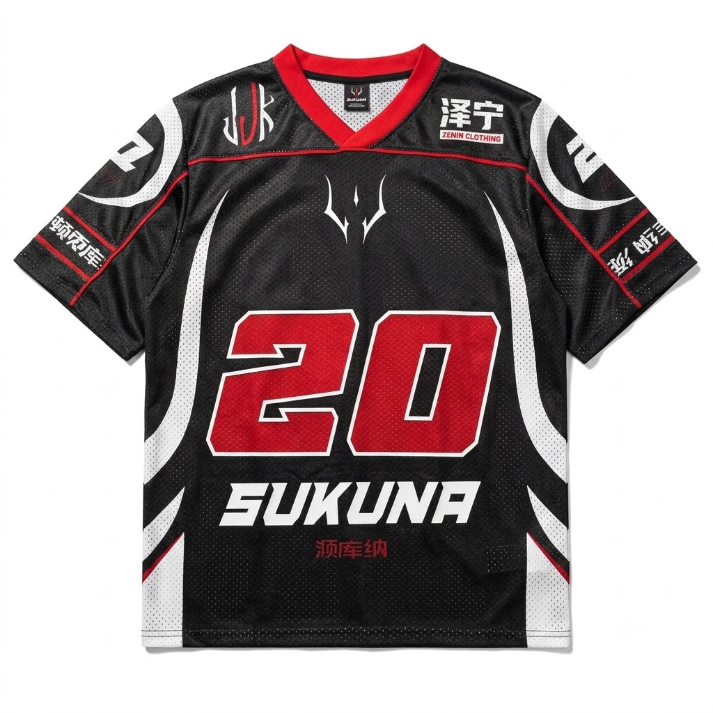 Jujutsu Kaisen Sukuna Oversized Jersey