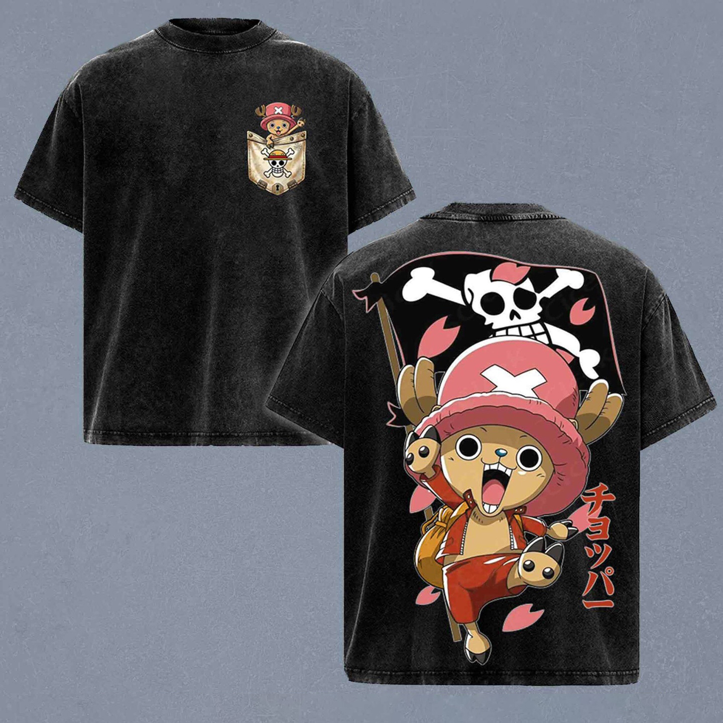 One Piece Unisex Washed T-Shirt
