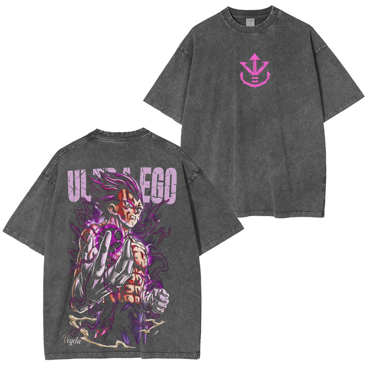Dragonball Z Ultra Ego Saiyan Prince Vintage washed T-shirt/Crewneck/Hoodie