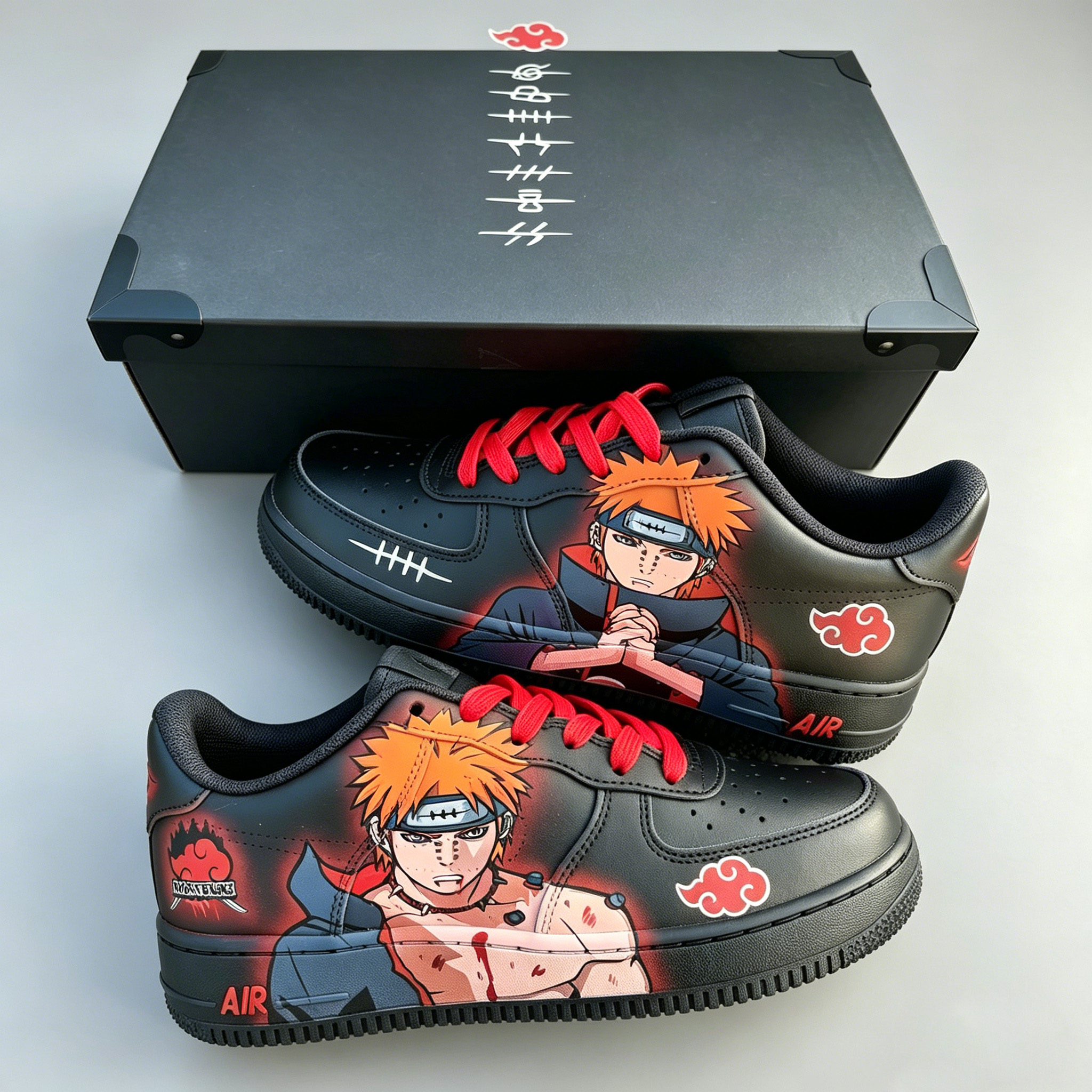 Naruto Pain Akatsuki AirObito 1 Anime Shoes