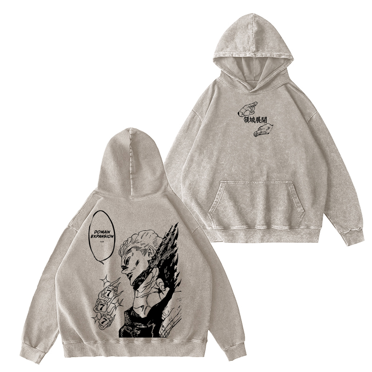 Kento Nanami Jujutsu Kaisen Washed T-shirt/Crewneck/Hoodie