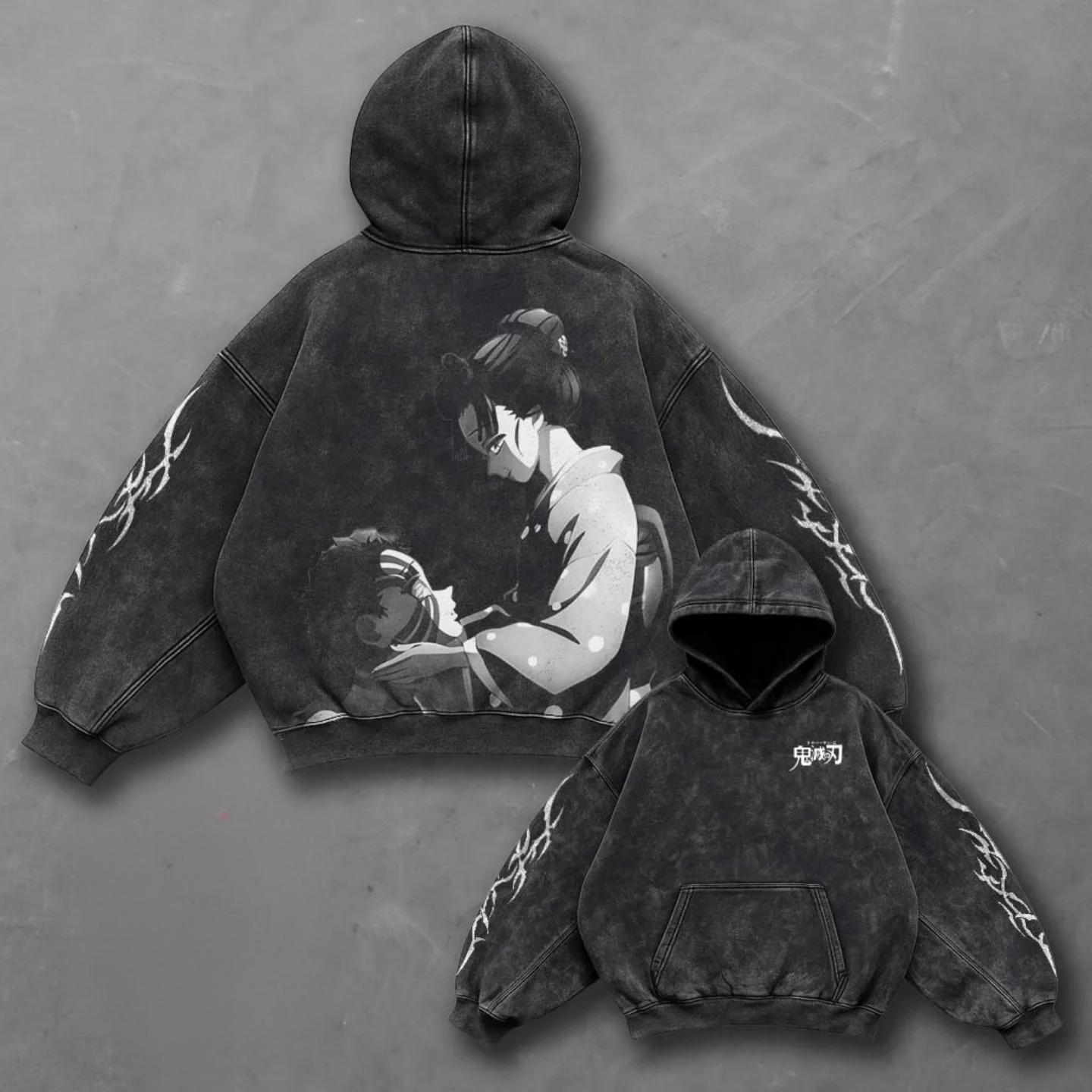 Demon Slayer: Kimetsu no Yaiba Retro Anime Hoodie