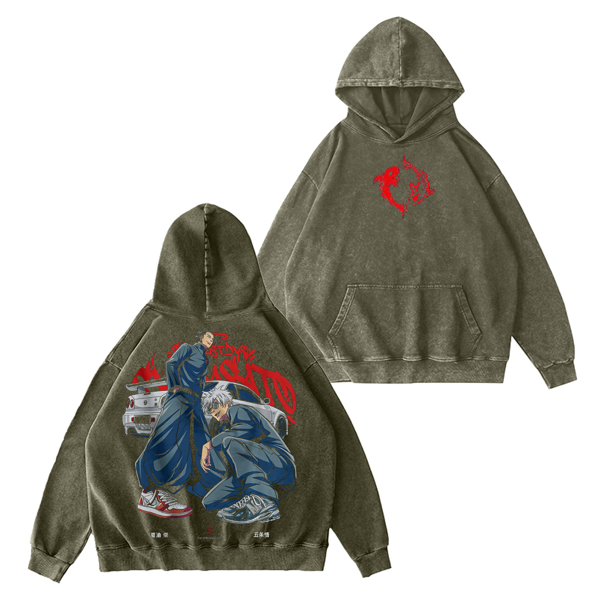 Jujutsu Kaisen Washed T-shirt/Crewneck/Hoodie