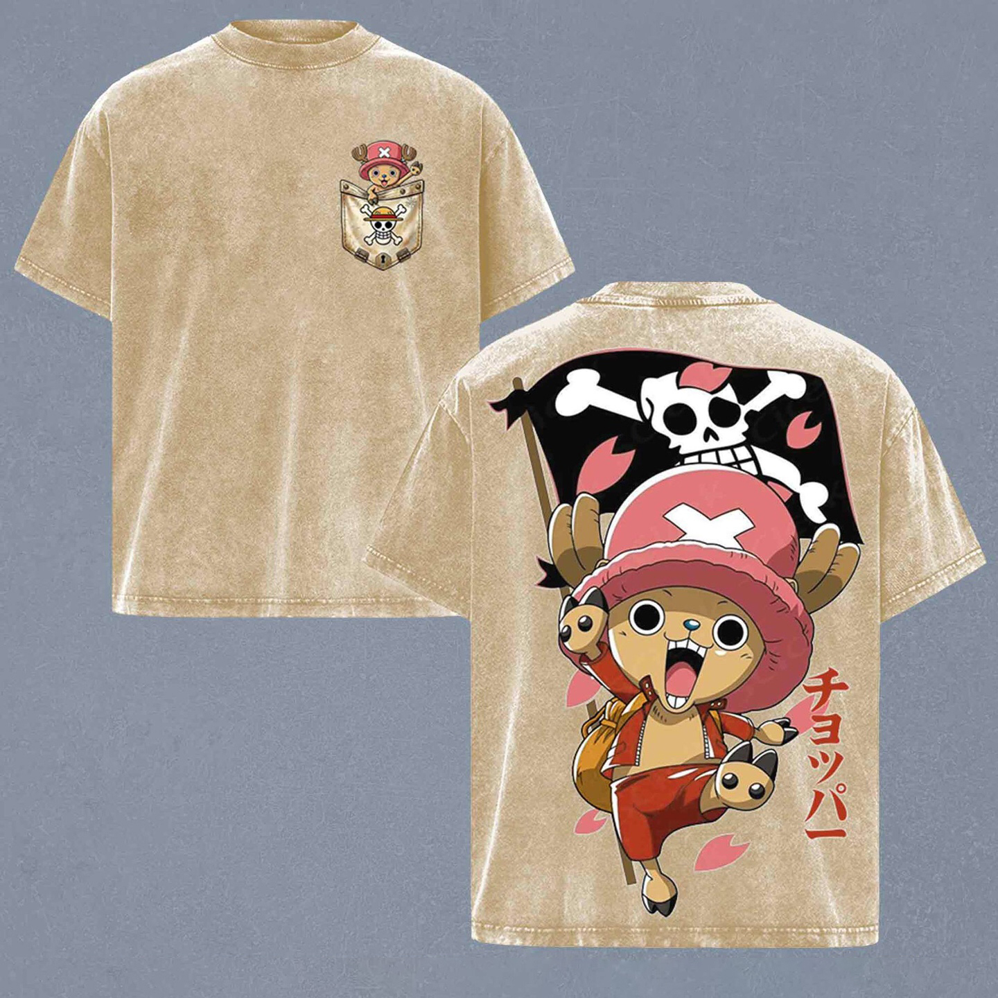 One Piece Unisex Washed T-Shirt