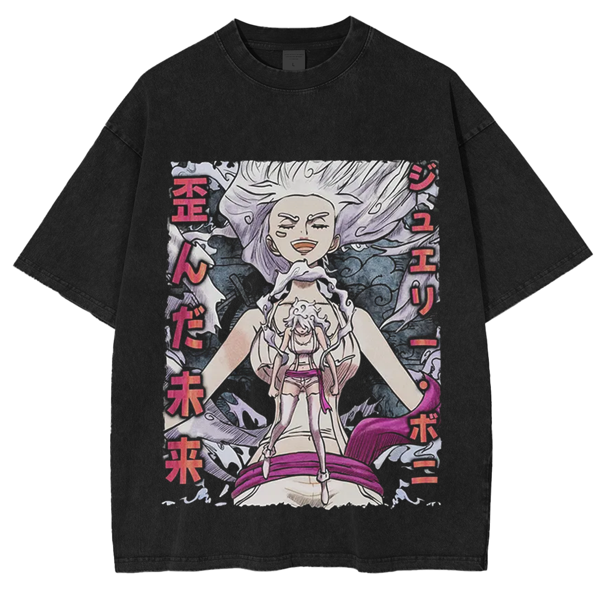 One Piece Nika Anime Washed T-shirt/Crewneck/Hoodie