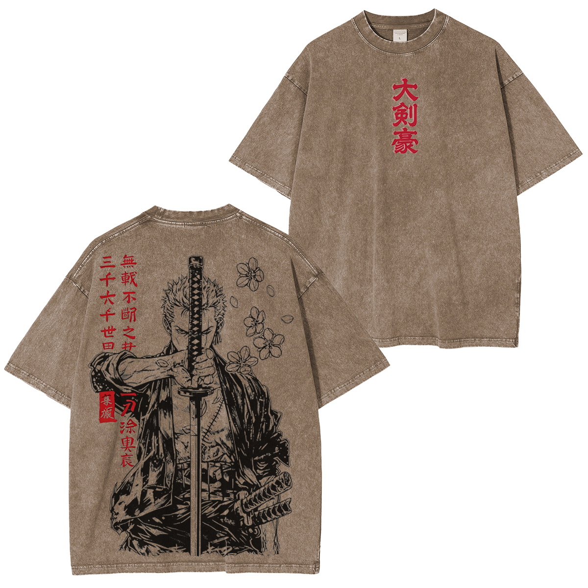 One Piece Roronoa Zoro Vintage Tee