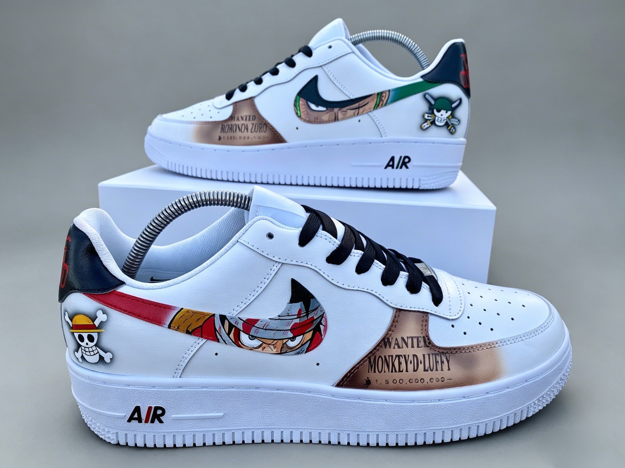 One Piece onkey D. Luffy x Roronoa Zoro Obito 1 Anime Shoes!!