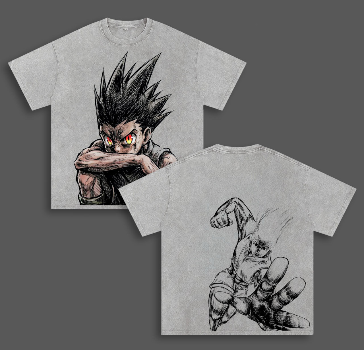 Hunter X Hunter Gon Freecss Vintage washed T-shirt/Crewneck/Hoodie