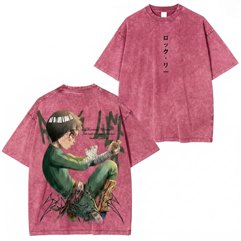 Naruto Rock Lee Vintage Washed T-shirt/Crewneck/Hoodie