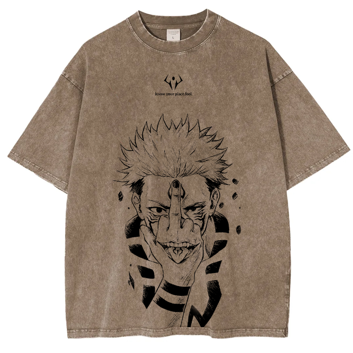 Jujutsu Kaisen :Ryomen Sukuna Washed T-shirt/Crewneck/Hoodie