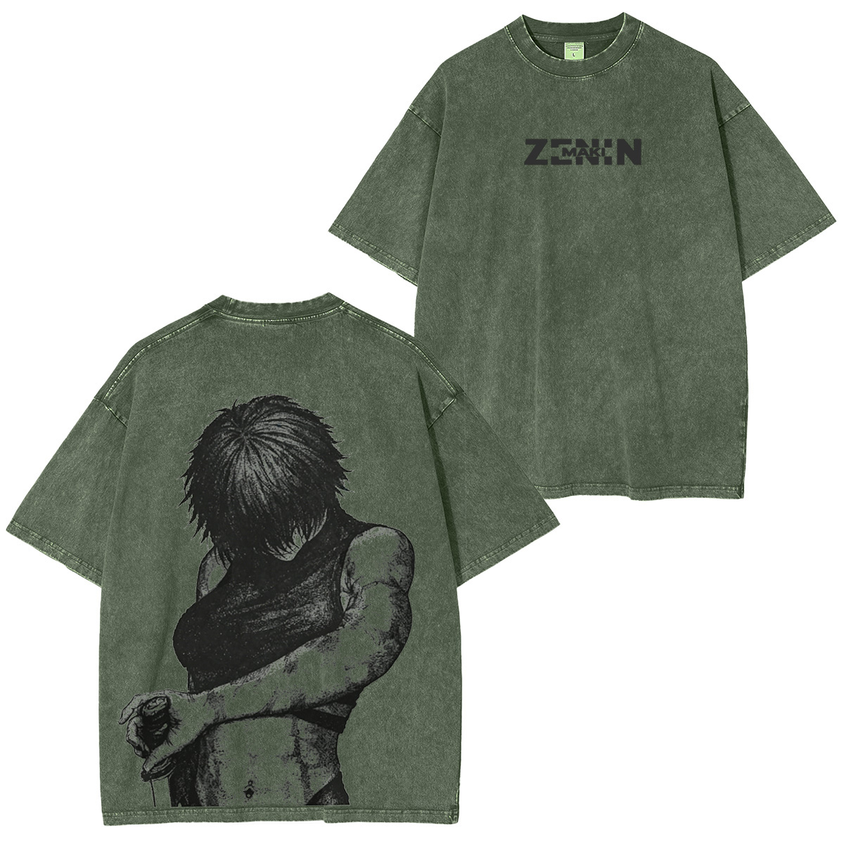 jujut Sukaisen Maki Zenin Jjk Vintage Tee