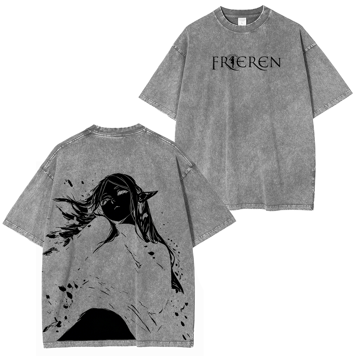 Frieren: Beyond Journey's End Vintage Unisex  Washed T-Shirt