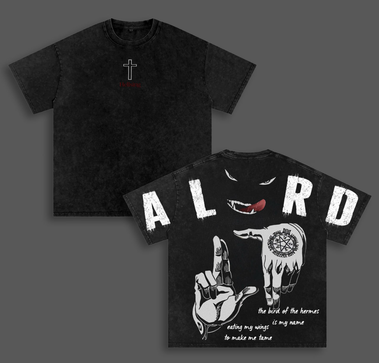 Hellsing Alucard  Vintage washed T-shirt/Crewneck/Hoodie