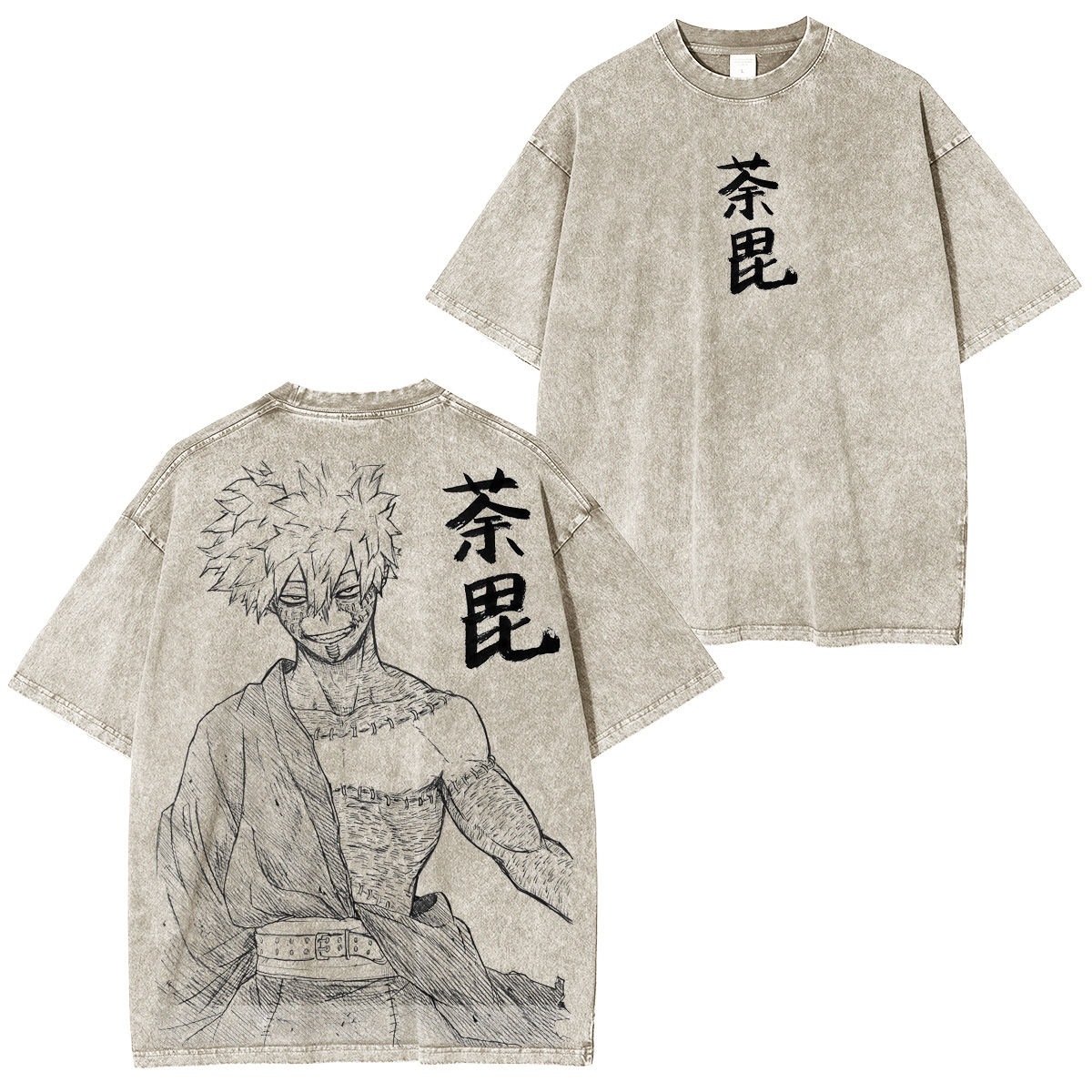 My Hero Academia　Vintage washed T-shirt