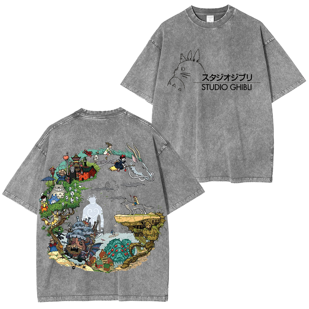 Howl's Moving Castle Washed T-shirt
