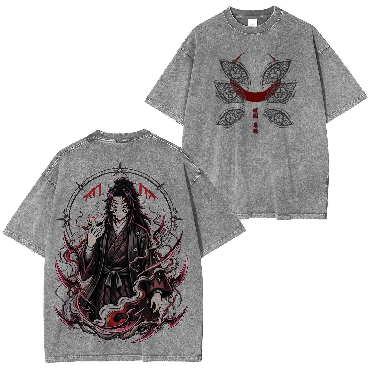 Demon Slayer: Kimetsu no Yaiba Kokushibo Washed T-shirt