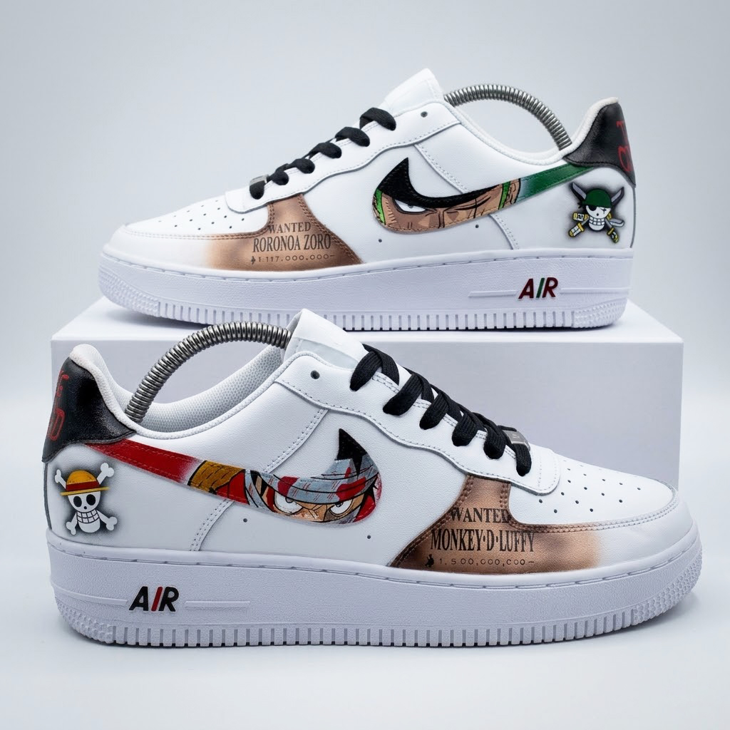 One Piece onkey D. Luffy x Roronoa Zoro Obito 1 Anime Shoes!!