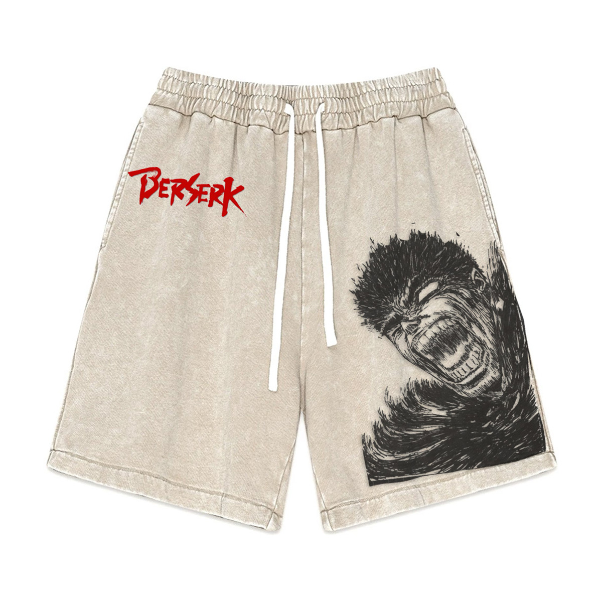 Bresk Retro Wash Anime Shorts