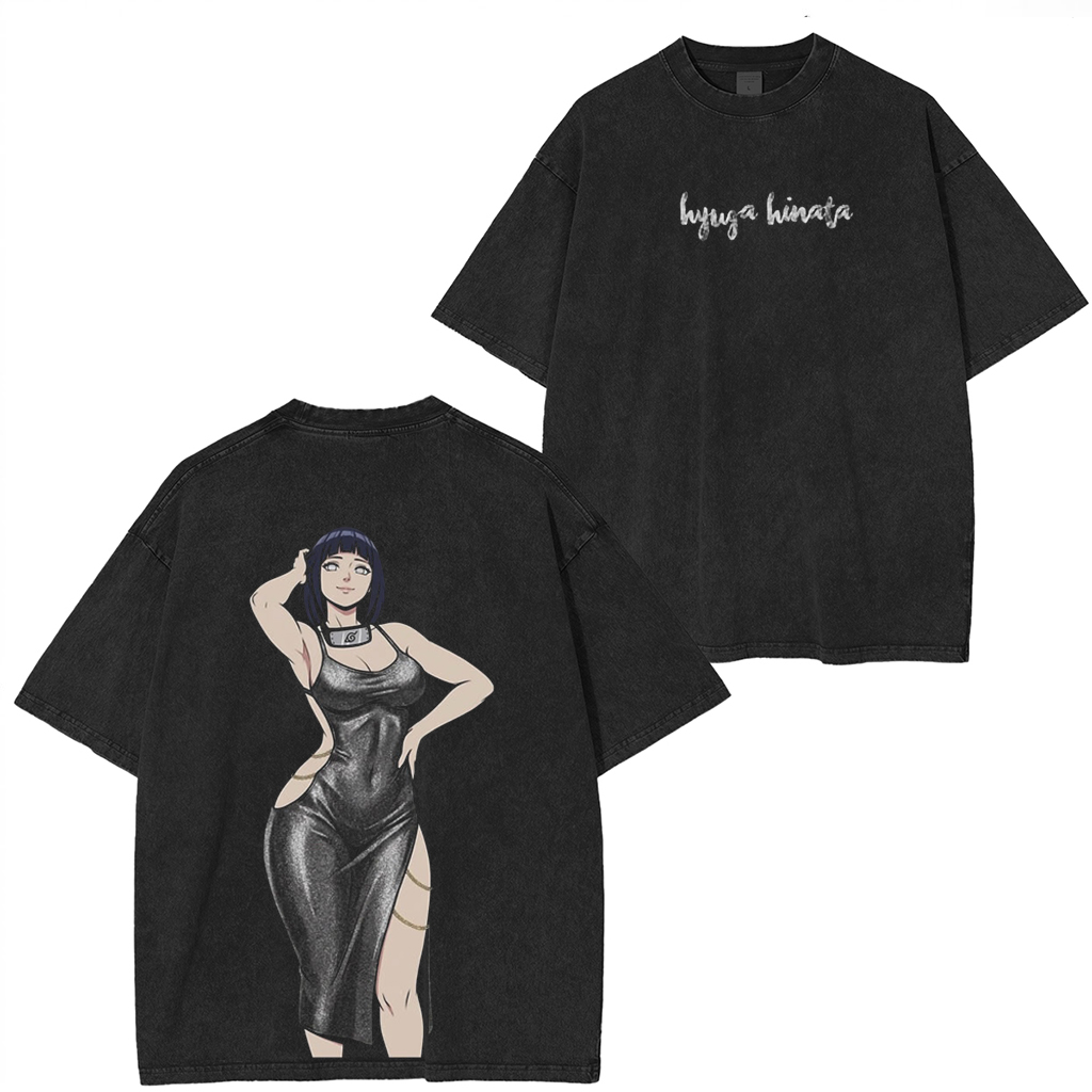 Naruto: Hinata Hyuga Vintage Washed T-shirt/Crewneck/Hoodie