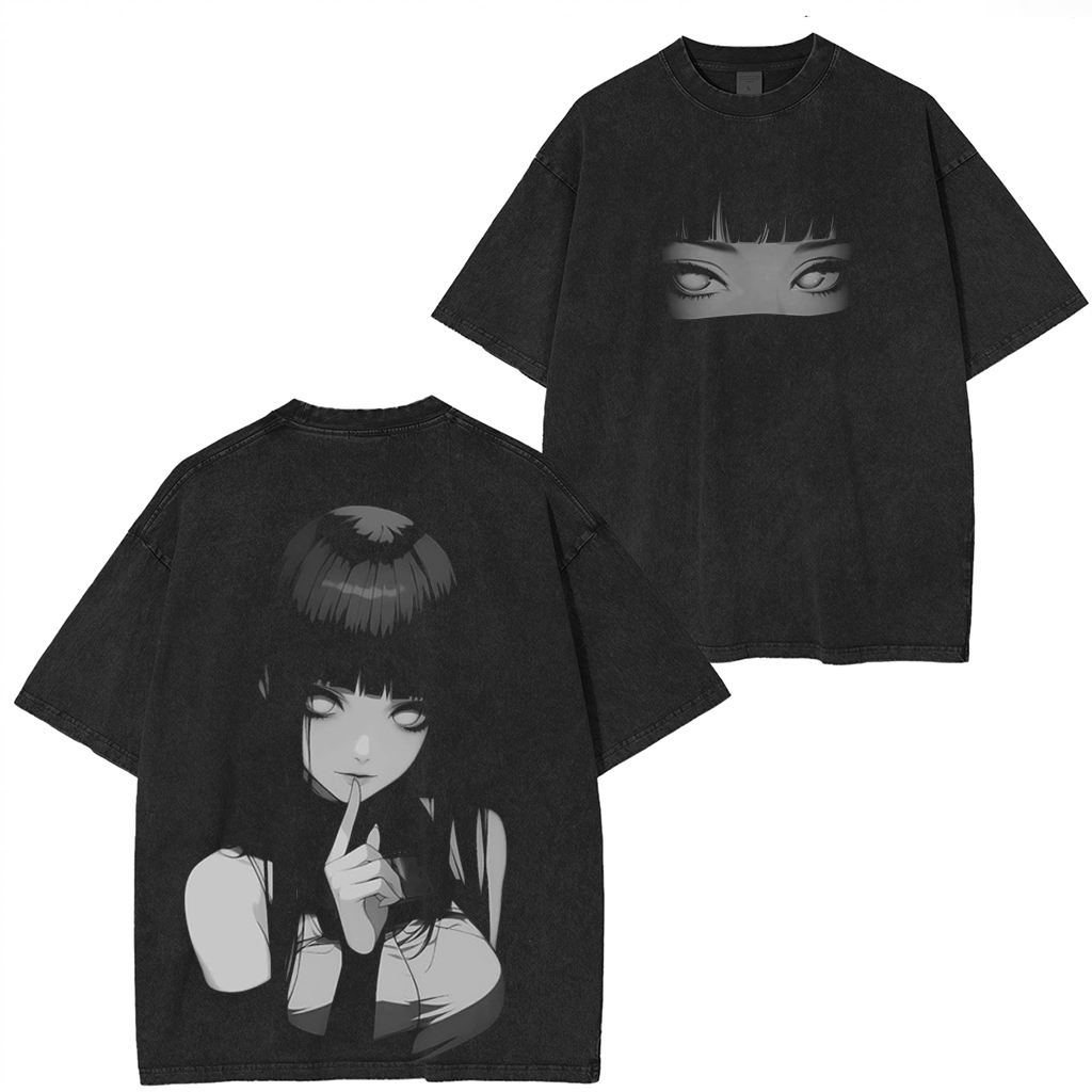 Naruto: Hinata Hyuga Vintage Washed T-shirt/Crewneck/Hoodie