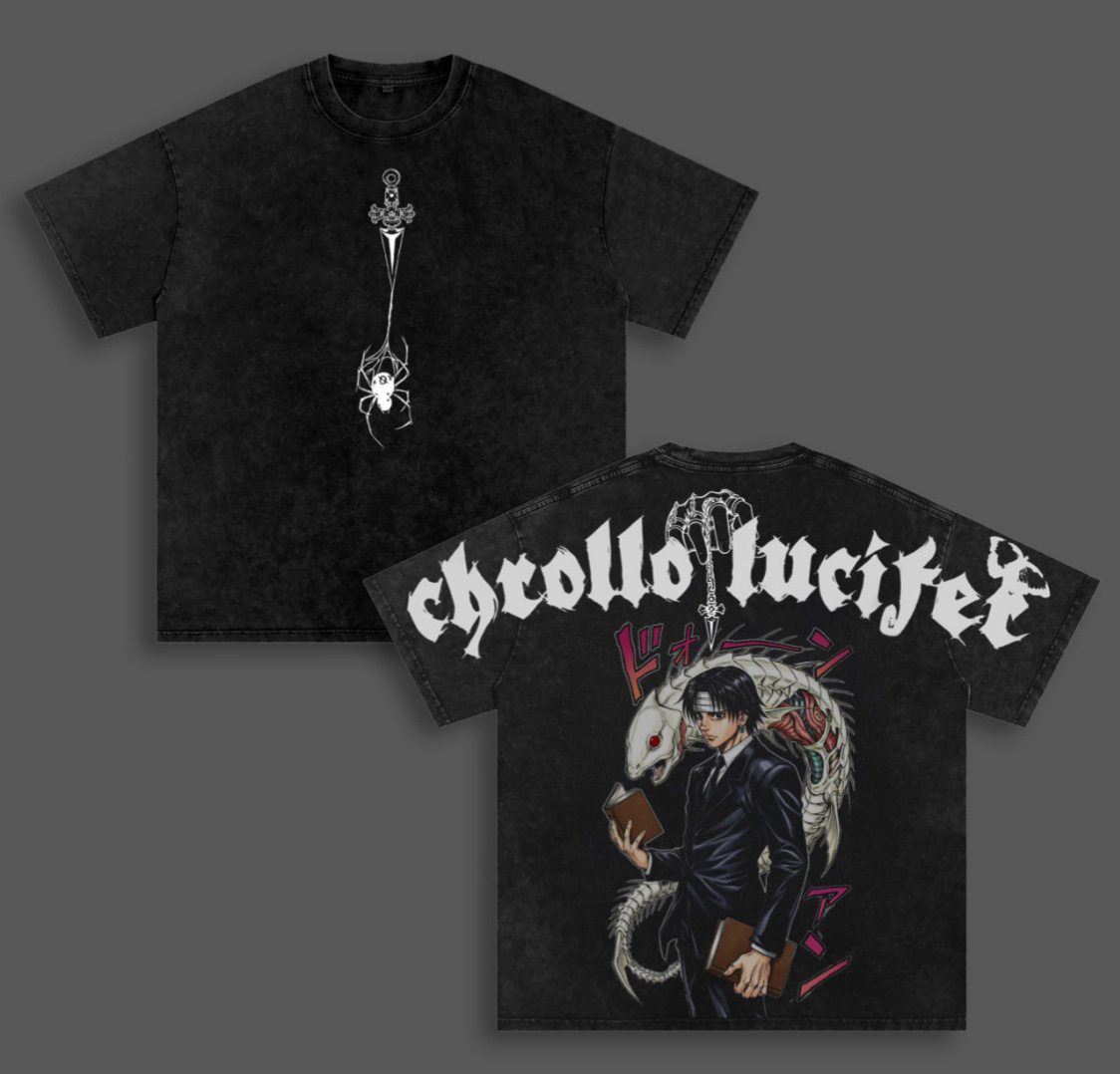 Hunter X Hunter Chrollo Lucilfer Vintage washed T-shirt/Crewneck/Hoodie