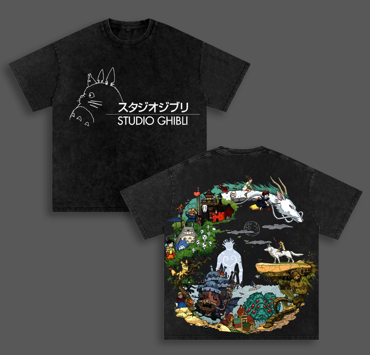 Howl's Moving Castle Washed T-shirt