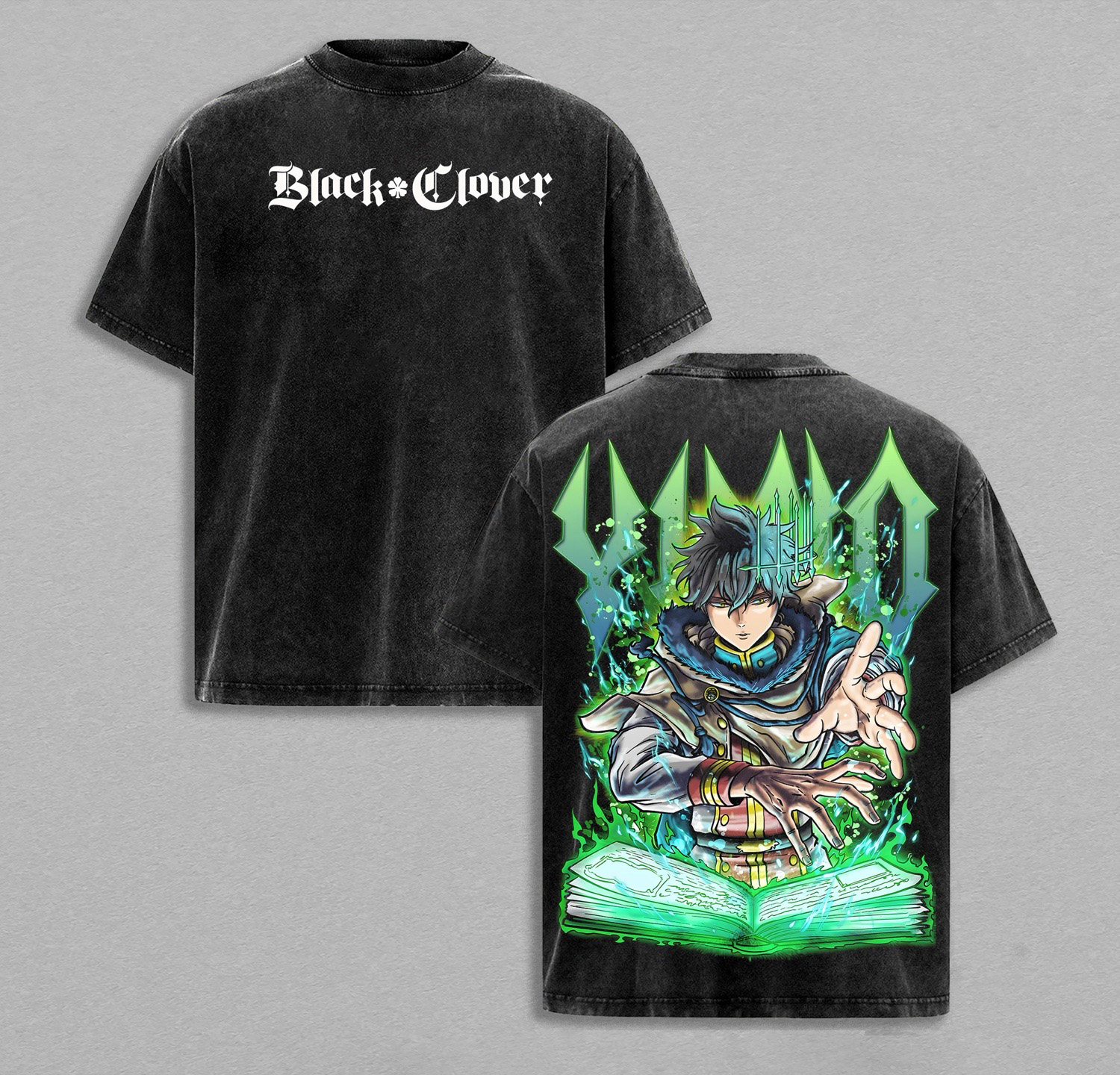 Black Clover Washed T-shirt/Crewneck/Hoodie