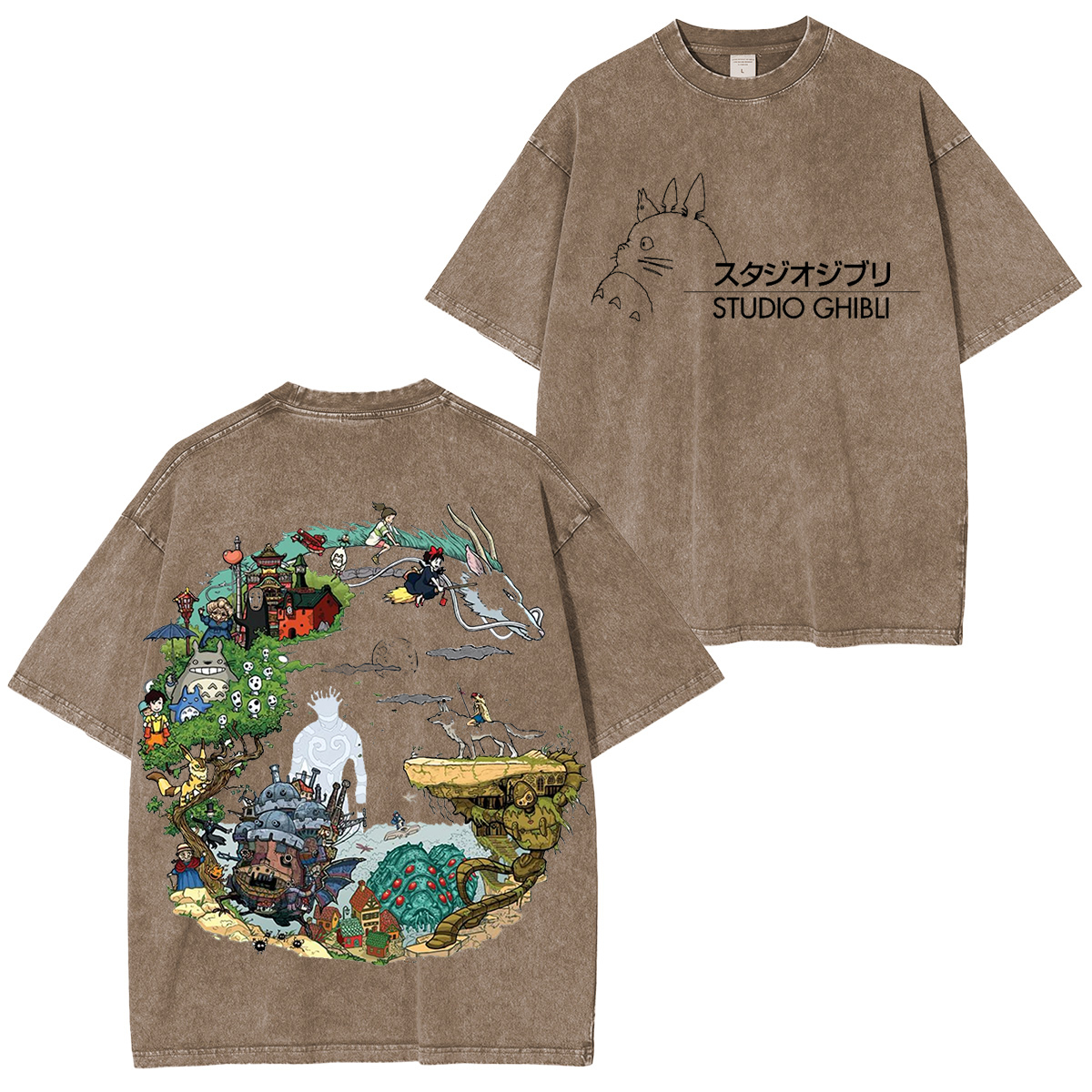 Howl's Moving Castle Washed T-shirt