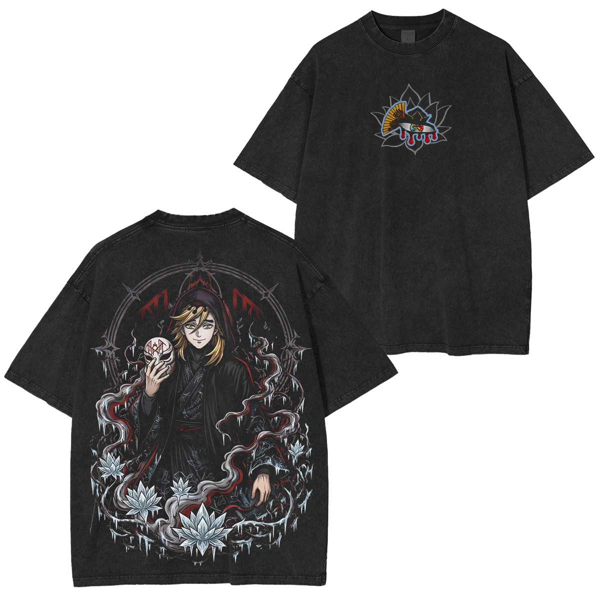 Demon Slayer: Kimetsu no Yaiba Doma Washed T-shirt