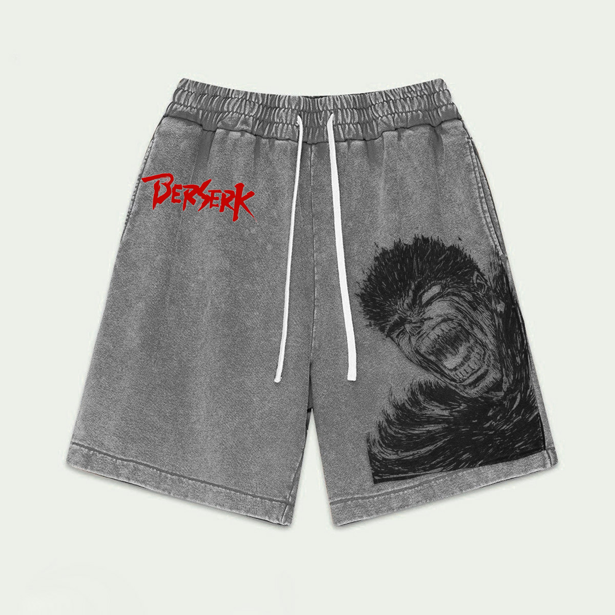 Bresk Retro Wash Anime Shorts