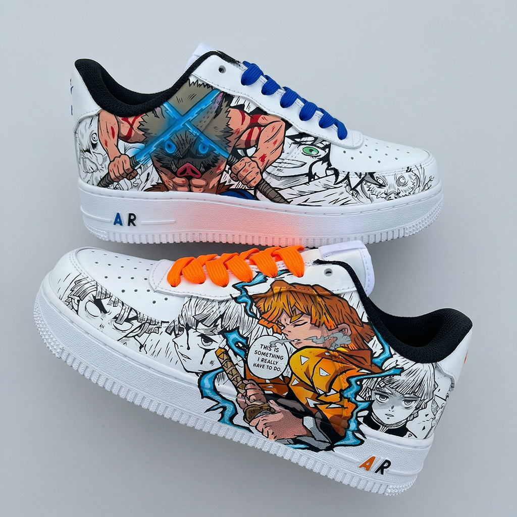 Air force 1 Zenith Demon Slayer Obito 1 Anime Shoes!!