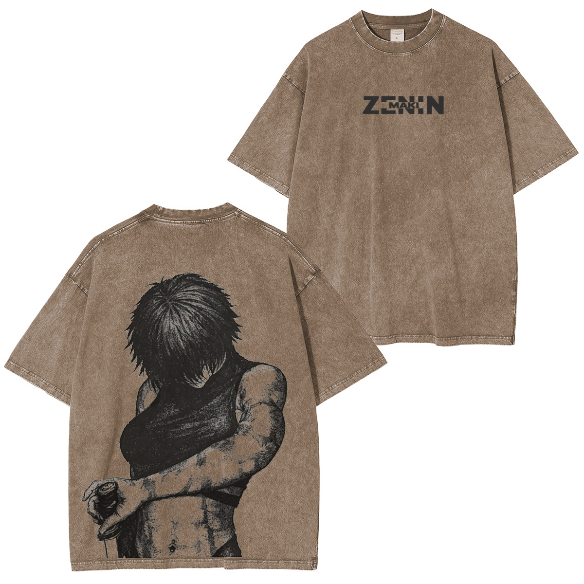 jujut Sukaisen Maki Zenin Jjk Vintage Tee