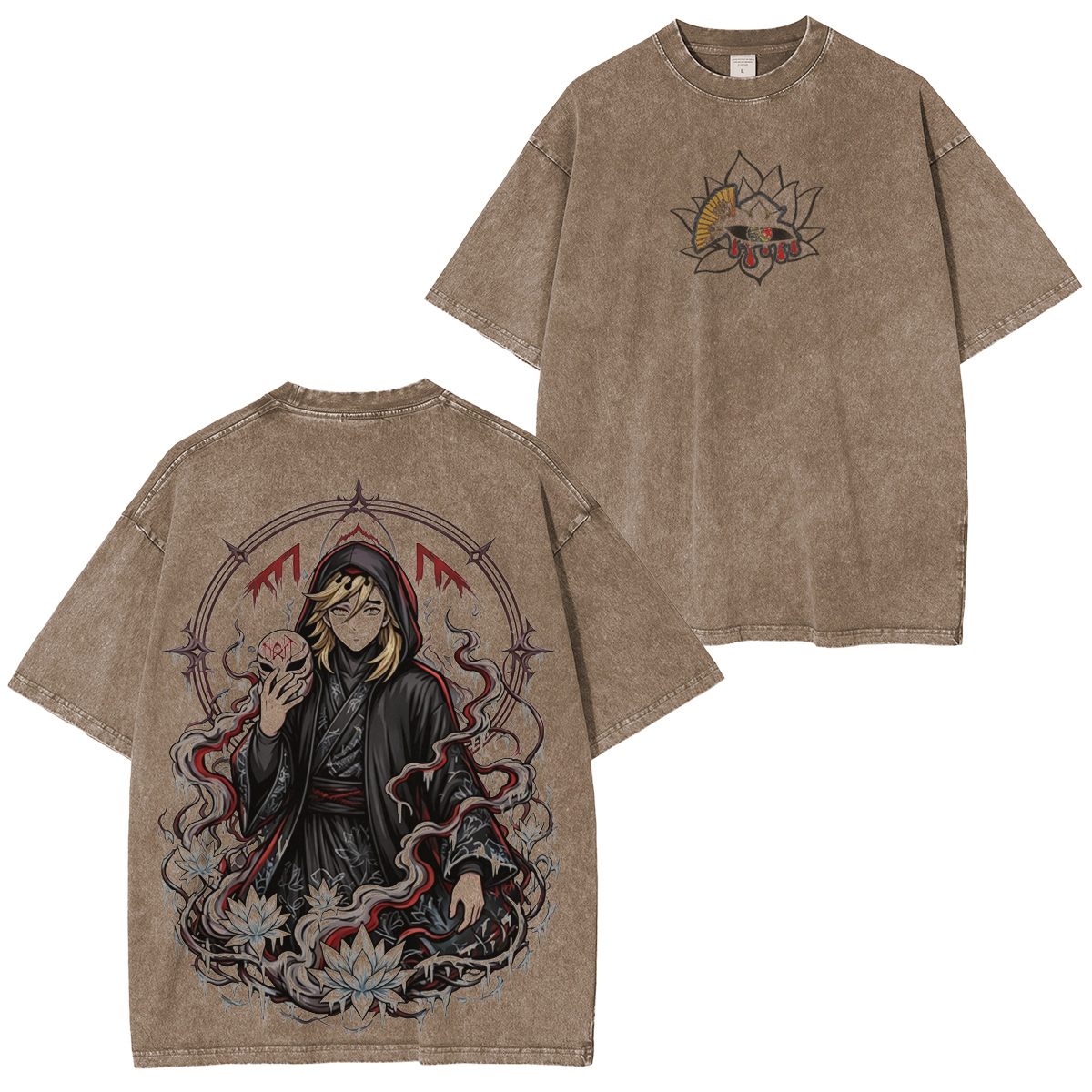 Demon Slayer: Kimetsu no Yaiba Doma Washed T-shirt