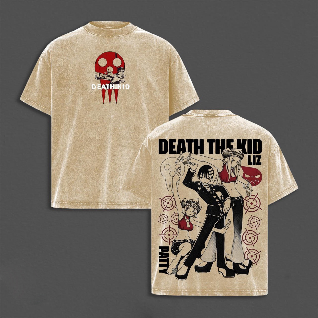 Death The Kid Vintage washed T-shirt/Crewneck/Hoodie